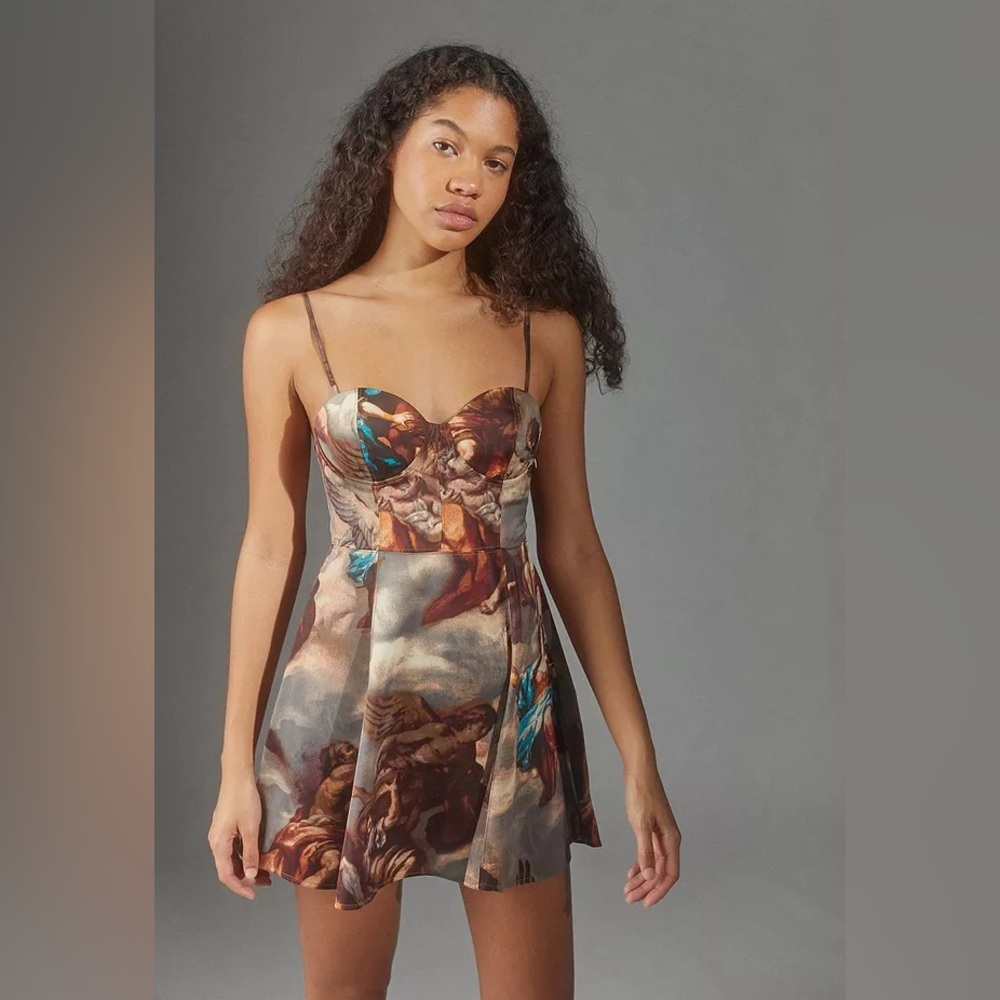 NWT Urban Outfitters Orion Bustier Slip Dress size M